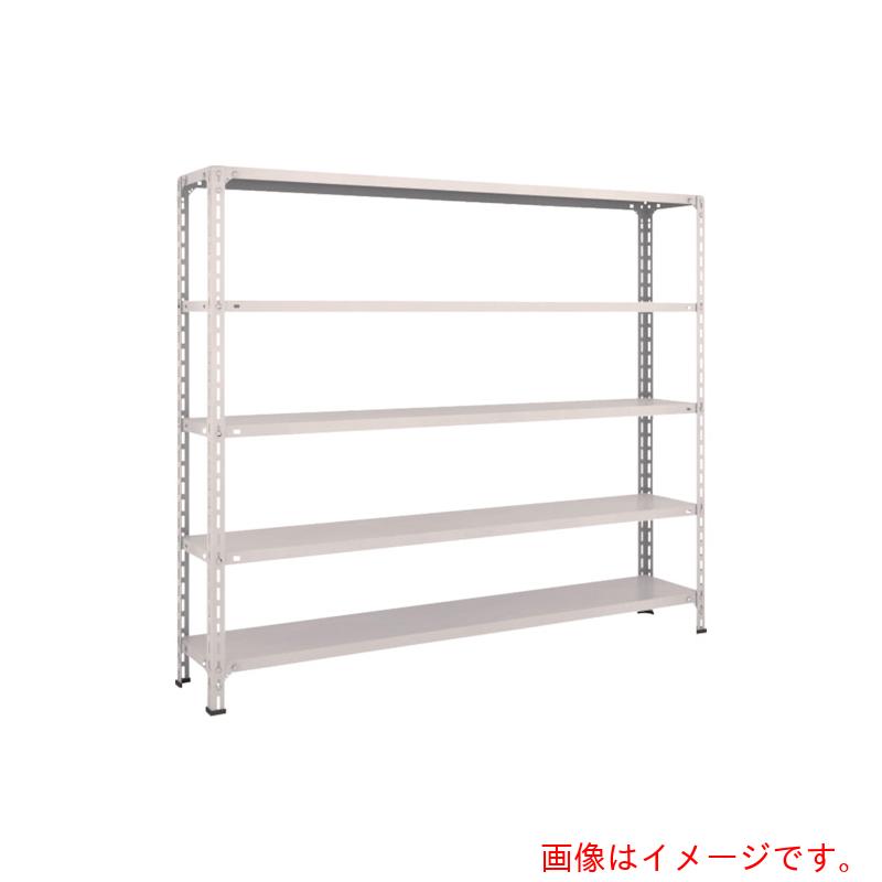 【別途貨物輸送あり】トラスコ中山（TRUSCO） TRUSCO スチール写真仕合わせ 軽さ棚開放的型 Ｗ１８００ＸＤ３００ＸＨ１５００ ５段 ネオ薄墨色 【品番：56V-15】