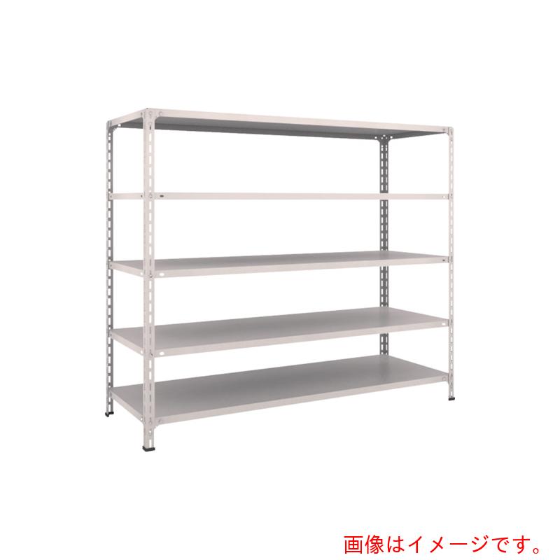 【別途送料あり】トラスコ中山(TRUSCO) TRUSCO スチールラック 軽量棚開放型 W1800XD600XH1500 5段 ネオグレー 【品番:56W-15】|住設プロ 店