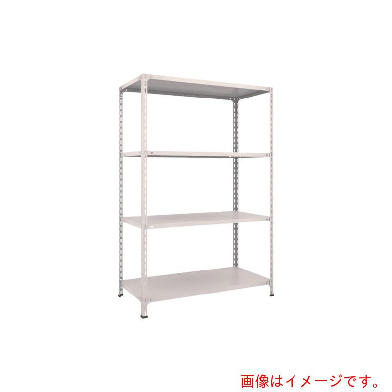 【別途送料あり】トラスコ中山（TRUSCO）　TRUSCO　スチールラック　軽量棚開放型　Ｗ１２００ＸＤ６００ＸＨ１８００　４段　ネオグレー　【品番：64W-14】