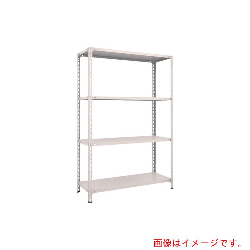 【別途送料あり】トラスコ中山（TRUSCO） TRUSCO スチールラック 軽量棚開放型 Ｗ１２００ＸＤ４５０ＸＨ１８００ ４段 ネオグレー 【品番：64X-14】