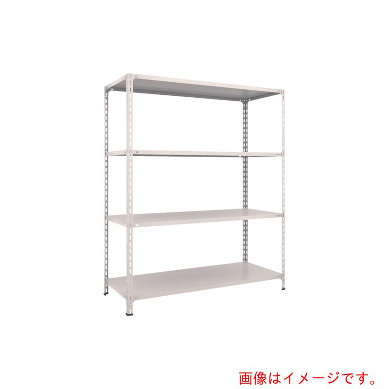 【別途送料あり】トラスコ中山（TRUSCO）　TRUSCO　スチールラック　軽量棚開放型　Ｗ１５００ＸＤ６００ＸＨ１８００　４段　ネオグレー　【品番：65W-14】