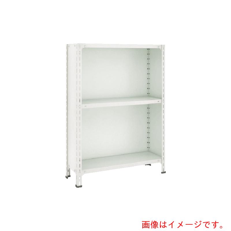 トラスコ中山（TRUSCO）　TRUSCO　スチールラック　軽量棚背板・側板付　１８００Ｘ３００ＸＨ１８００　３段　ネオグレー　【品番：66V-23】