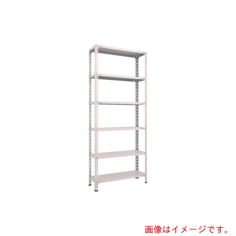 トラスコ中山（TRUSCO）　TRUSCO　スチールラック　軽量棚開放型　１８００Ｘ６００ＸＨ１８００　６段　ネオグレー　【品番：66W-16】