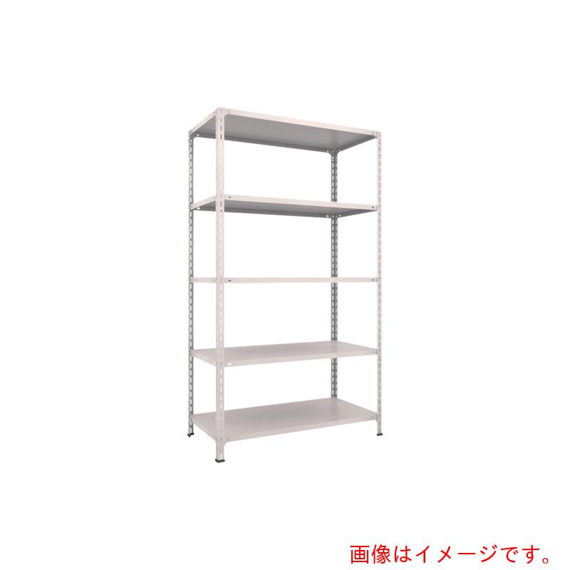 【別途送料あり】トラスコ中山（TRUSCO）　TRUSCO　スチールラック　軽量棚開放型　Ｗ１２００ＸＤ６００ＸＨ２１００　５段　ネオグレー　【品番：74W-15】