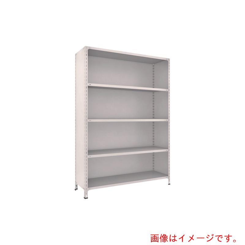【別途送料あり】トラスコ中山（TRUSCO）　TRUSCO　スチールラック　軽量棚背板・側板付　Ｗ１５００ＸＤ４５０Ｘ２１００　５段　ネオグレー　【品番：75X-25】｜住設プロ　店