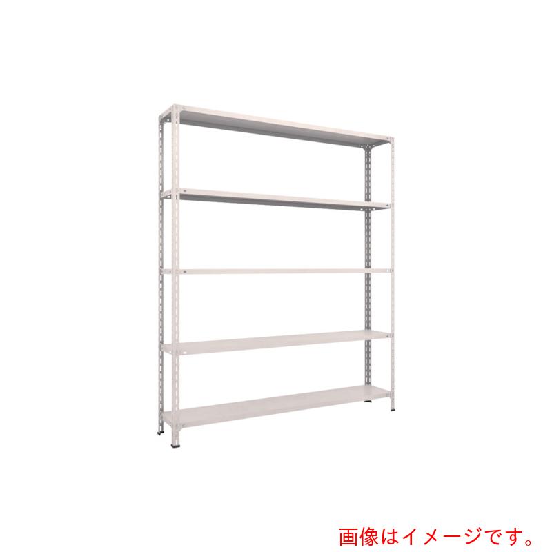 【別途貨物輸送あり】トラスコ中山（TRUSCO） TRUSCO スチール写真仕合わせ 軽さ棚開放的型 Ｗ１８００ＸＤ３００ＸＨ２１００ ５段 ネオ薄墨色 【品番：76V-15】