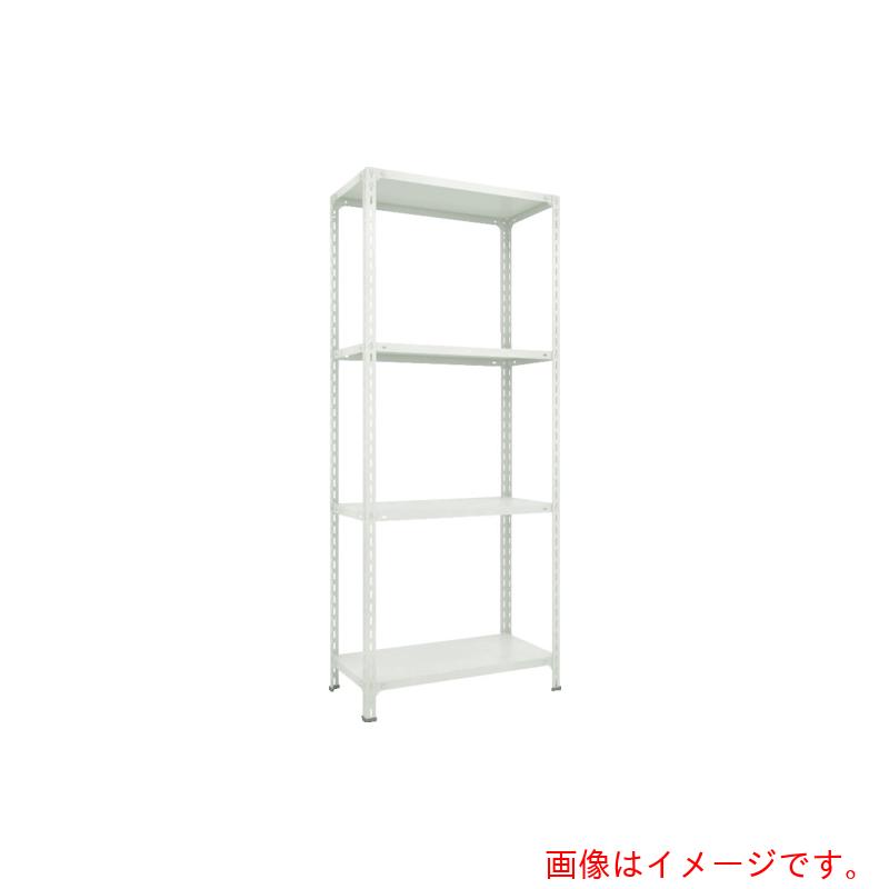 【別途送料あり】トラスコ中山（TRUSCO）　TRUSCO　スチールラック　軽量棚開放型　１８００Ｘ６００ＸＨ２１００　４段　ネオグレー　【品番：76W-14】