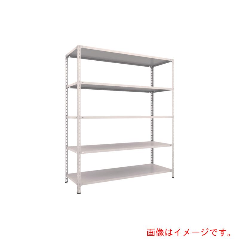 【別途送料あり】トラスコ中山（TRUSCO） TRUSCO スチールラック 軽量棚開放型 Ｗ１８００ＸＤ６００ＸＨ２１００ ５段 ネオグレー 【品番：76W-15】