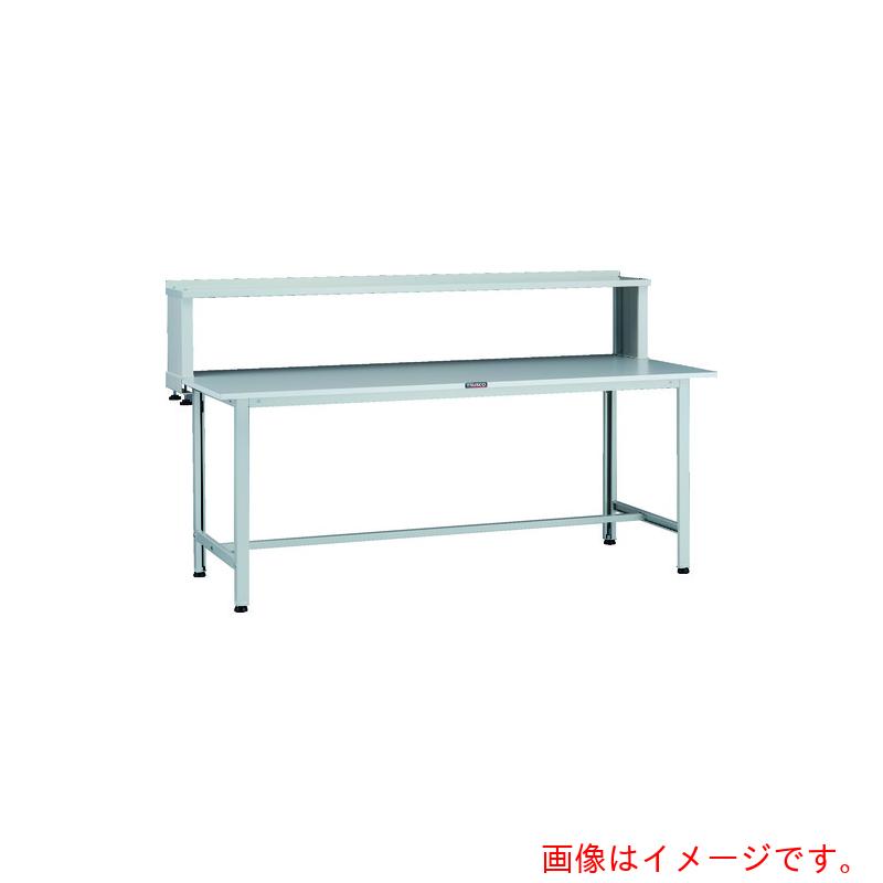 【別途貨物輸送あり】トラスコ中山（TRUSCO） TRUSCO 軽掛け目御役目台（２００ｋｇ）ＡＯ型 １８００Ｘ６００ＸＨ１０４４（全高） 上棚付 白いこと色 【品番：AOR-1860YURB】 作業台-はしご・作業台-DIY・工具