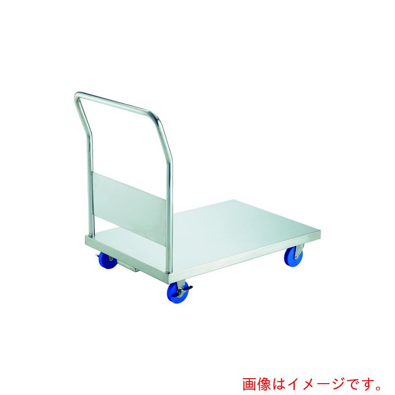 トラスコ中山（TRUSCO）　TRUSCO　オールステンレス台車　１２０Ｘ７５０　Φ１００ＭＣ　キャスターストッパー付　【品番：AS-1-100MC-S】