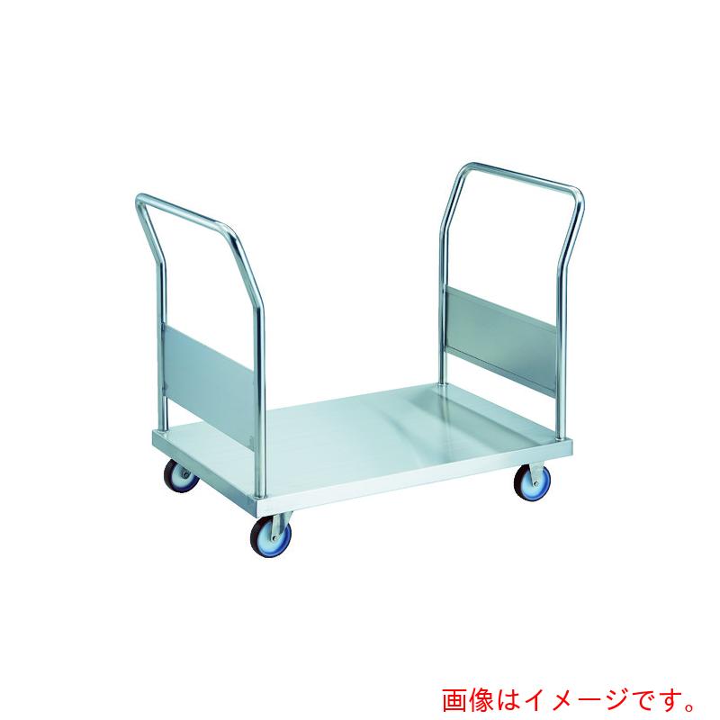 【別途送料あり】トラスコ中山（TRUSCO）　TRUSCO　ステンレス台車　オールステン両袖台車　１２００Ｘ７５０　φ１００ＮＵ　【品番：AS-1W-100NU】