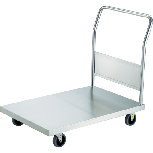 トラスコ中山(TRUSCO) TRUSCO ステンレス台車 オールステン台車 900X600 Φ100帯電防止U車輪 【品番:AS-2-100TBU】|住設プロ 店
