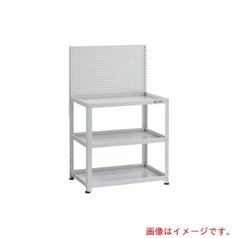 トラスコ中山（TRUSCO） TRUSCO 小型雄捩子式棚 バーディワゴンラック型 蓋パンチングパネル ６００×４００×１３３０ 【品番：BDW-RP963-W】
