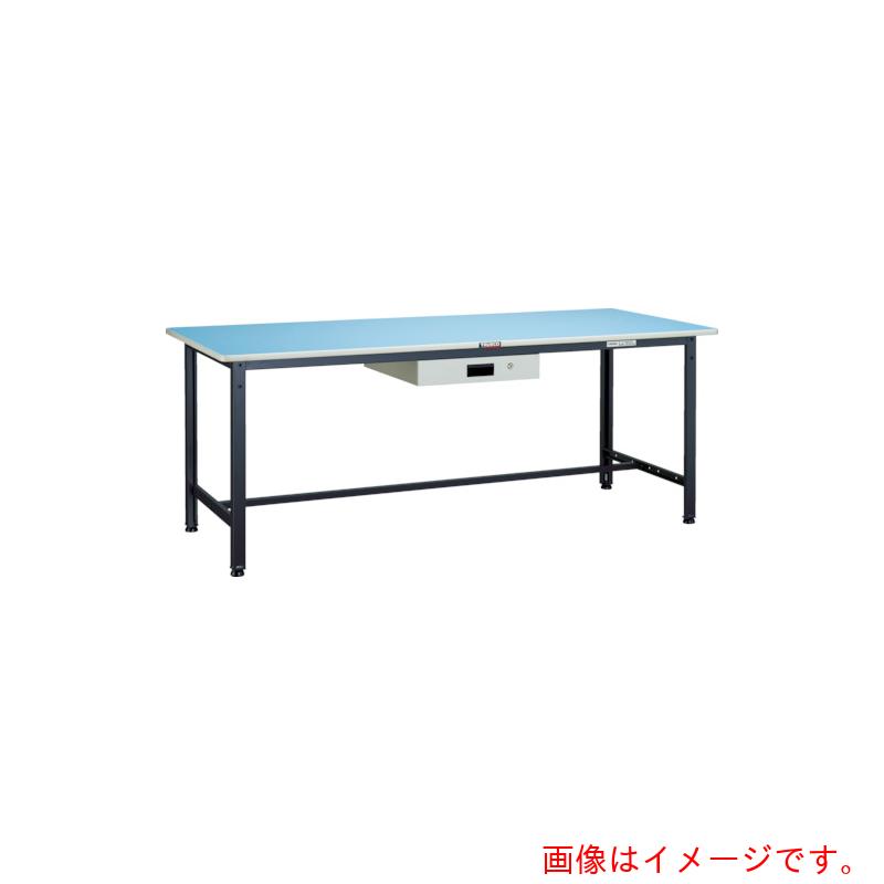 トラスコ中山(TRUSCO) TRUSCO 軽荷重作業台(250kg)BE型 900X750XH740 薄型1段引出付 ダークグレー色 【品番:BE-0975UDK1】