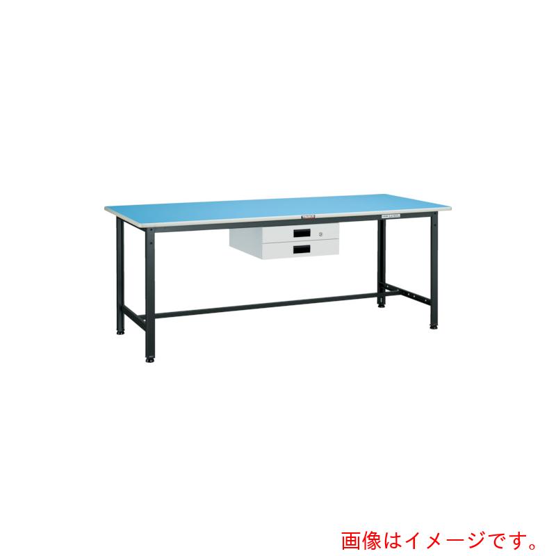 【別途送料あり】トラスコ中山(TRUSCO) TRUSCO 軽荷重作業台(250kg)BE型 900X750XH740 薄型2段引出付 ホワイト色 【品番:BE-0975UDK2W】|住設プロ 店