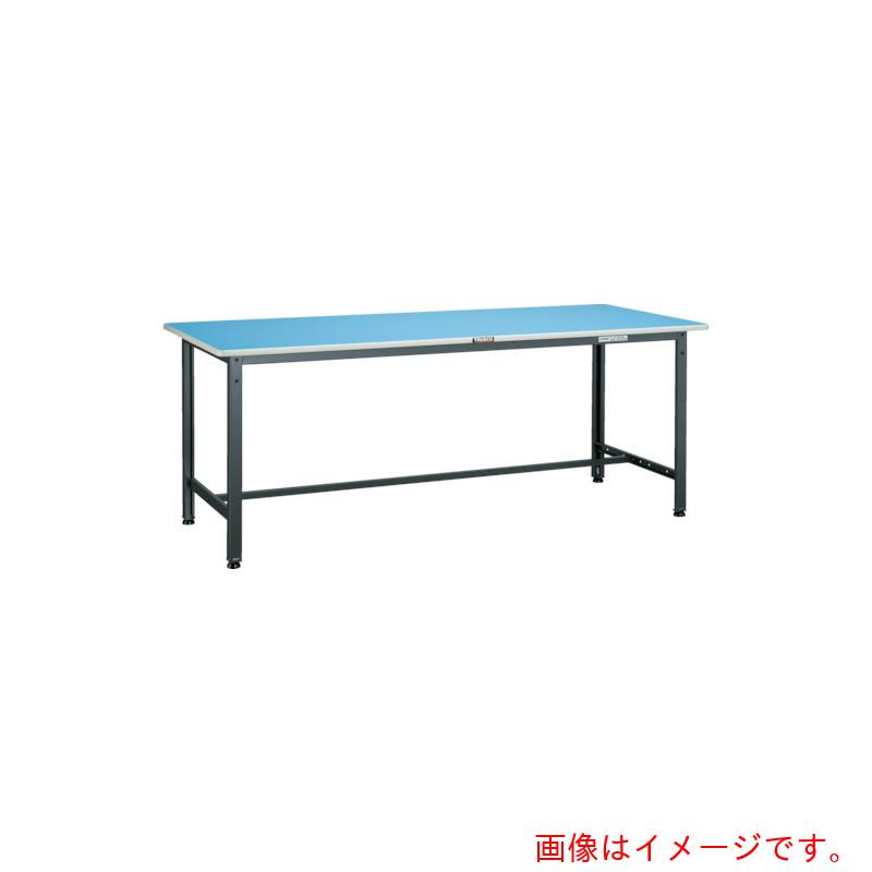 【別途送料あり】トラスコ中山(TRUSCO) TRUSCO 軽荷重作業台(250kg)BE型 1800X900XH740 基本タイプ ダークグレー色 【品番:BE-1890】