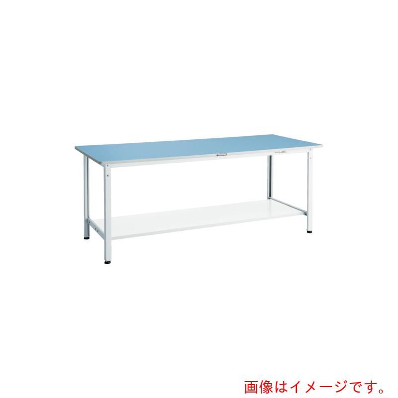 【別途送料あり】トラスコ中山（TRUSCO）　TRUSCO　軽荷重作業台（２５０ｋｇ）ＢＥ型　１５００Ｘ７５０ＸＨ７４０　下棚２枚付　ホワイト色　【品番：BER-1575LT2W】