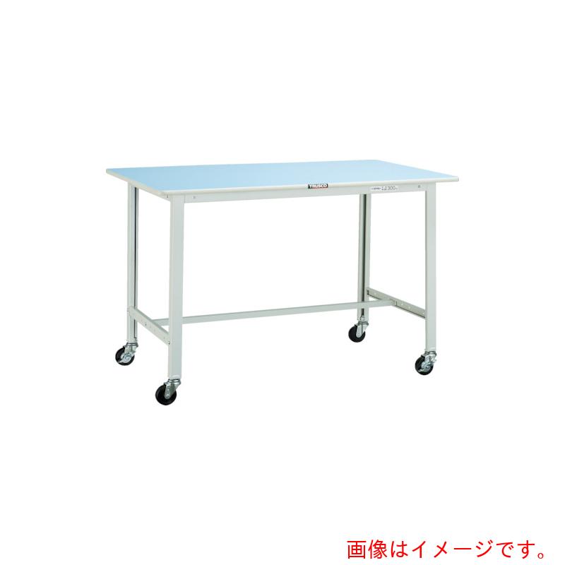 トラスコ中山（TRUSCO）　TRUSCO　軽荷重作業台（９０ｋｇ）ＢＯ型　９００Ｘ６００ＸＨ８０６　φ７５キャスター付　ホワイト色　【品番：BO-0960C75】