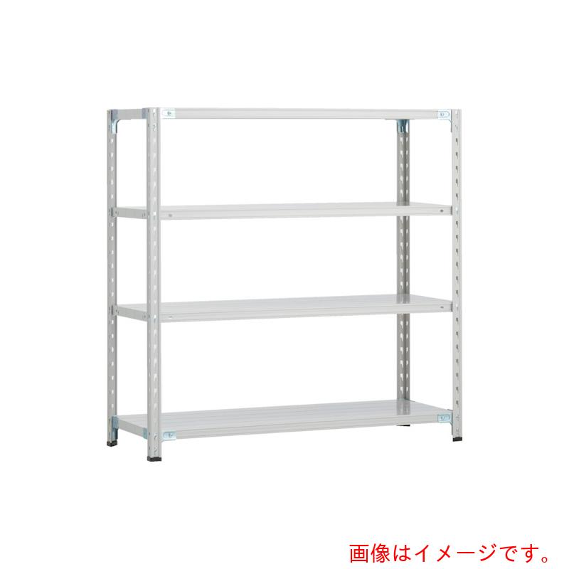 【別途送料あり】トラスコ中山（TRUSCO） TRUSCO ＣＢ型セミボルトレス軽中量棚 １８００Ｘ６００ＸＨ１２００ ４段 ＷＧ色 【品番：CB-4664-WG】