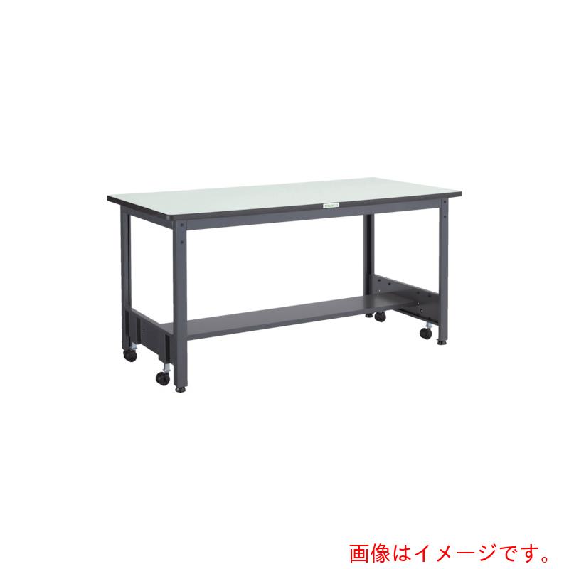 【別途送料あり】トラスコ中山（TRUSCO）　TRUSCO　中荷重作業台（５００ｋｇ）ＣＦＷ型　１８００Ｘ７５０ＸＨ７４０　基本タイプ　ダークグレー色　【品番：CFWP-1875】