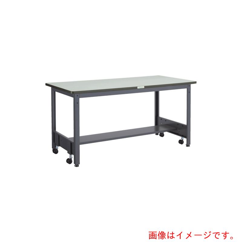 【別途送料あり】トラスコ中山(TRUSCO) TRUSCO 中荷重作業台(500kg)CFW型 1800X750XH740 基本タイプ ダークグレー色 【品番:CFWR-1875】|住設プロ 店