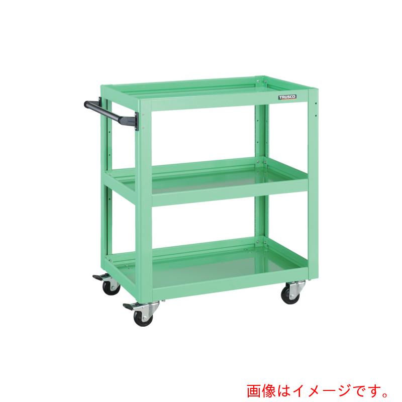 トラスコ中山（TRUSCO） TRUSCO 手道具手押し車 海豚 ７５０Ｘ５００ 青少年緑であること 【品番：DLWS-973-YG】