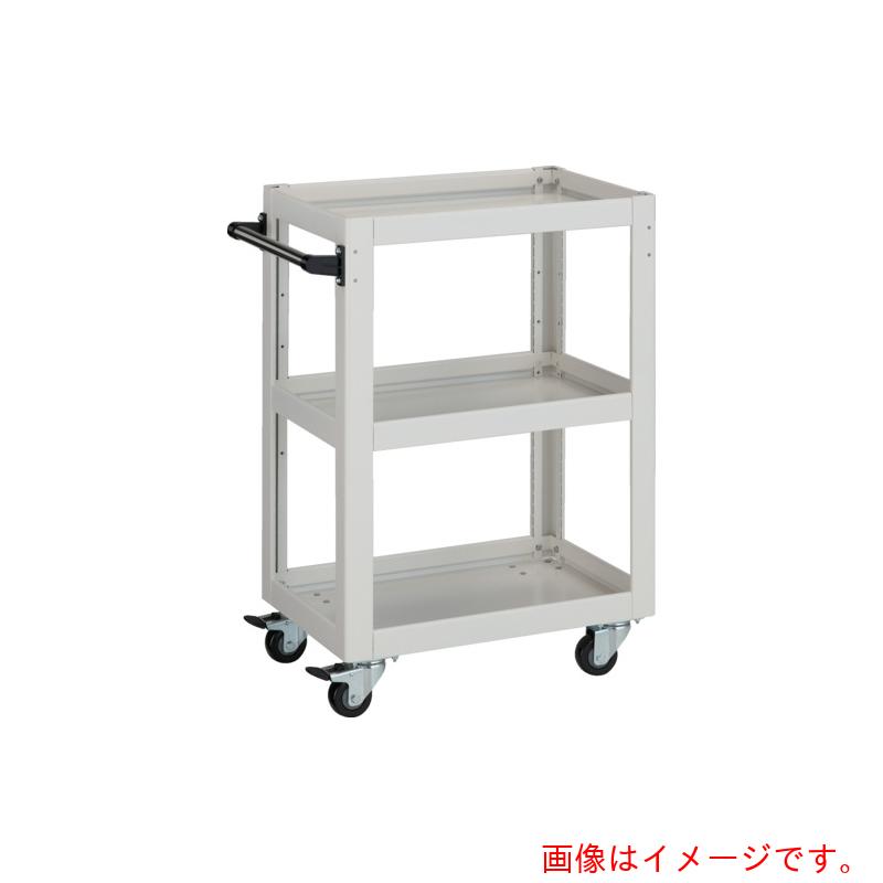 トラスコ中山（TRUSCO） TRUSCO 物の具手押し車 海豚 高さ合わせる式 Ｗ６００ ４輪自在 ウレタン拷問台 白いこと 【品番：DLWS-A963UJ-W】