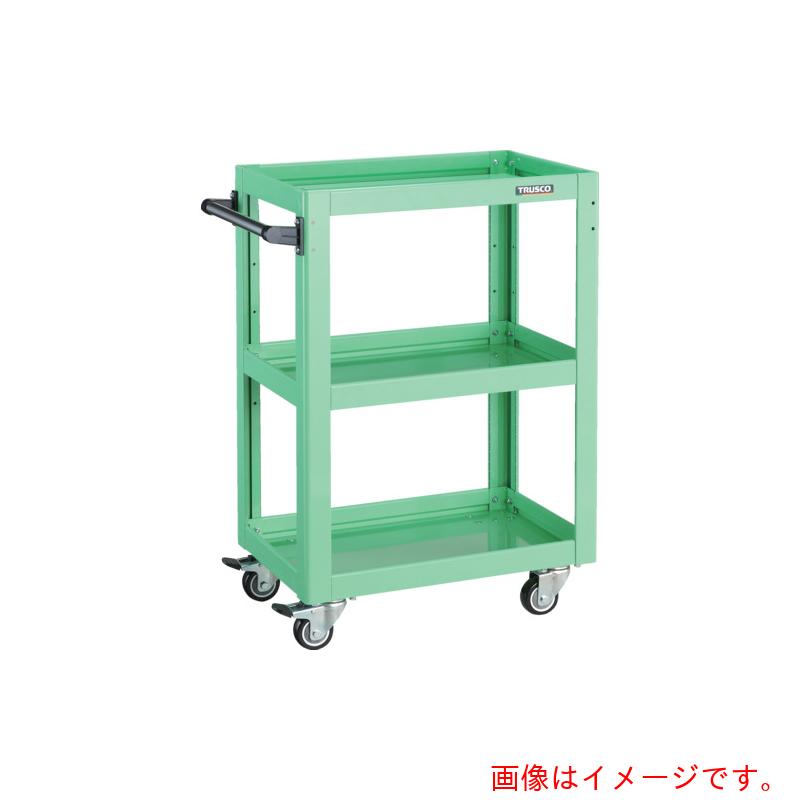 トラスコ中山（TRUSCO） TRUSCO 物の具手押し車 海豚 高さ合わせる式 Ｗ６００ ウレタン拷問台 若い衆緑であること 【品番：DLWS-A963U-YG】