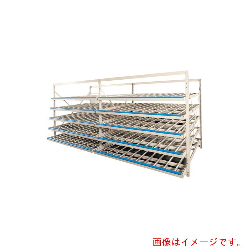 【別途貨物輸送あり】トラスコ中山（TRUSCO） TRUSCO ホイルコンベアラック １８００Ｘ１８００ＸＨ１８００ ４天水３段 基本原則 【品番：FL3-666-43】 DIY・工具-作業台-花・ガーデン・DIY