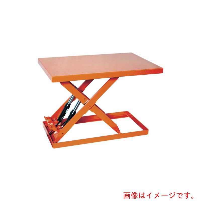 【別途貨物輸送あり】トラスコ中山（TRUSCO） TRUSCO ピットレスローリフト １０００ｋｇ 電動式 １３００Ｘ８００Ｘ８８～８９０ 昇降速力度（秒）１７／１４（５０Ｈｚ／６０Ｈｚ） 【品番：FLN100-813-B】