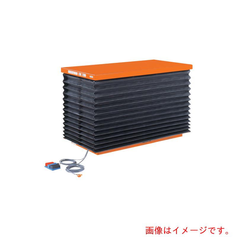 【別途貨物輸送あり】トラスコ中山（TRUSCO） TRUSCO 一覧表昇降機１０００ｋｇ 油圧式 ６５０Ｘ１２００Ｘ１５５～９０５ 蛇腹付 昇降す早さ（秒）４２／３４（５０Ｈｚ／６０Ｈｚ） 【品番：HDL-100-0612J-B】