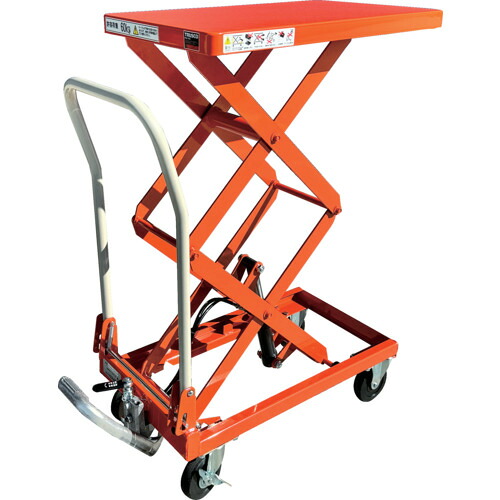 トラスコ中山(TRUSCO) TRUSCO ハンドリフター60kg 350×570 高揚程型 【品番:HLFA-S60W】|住設プロ 店