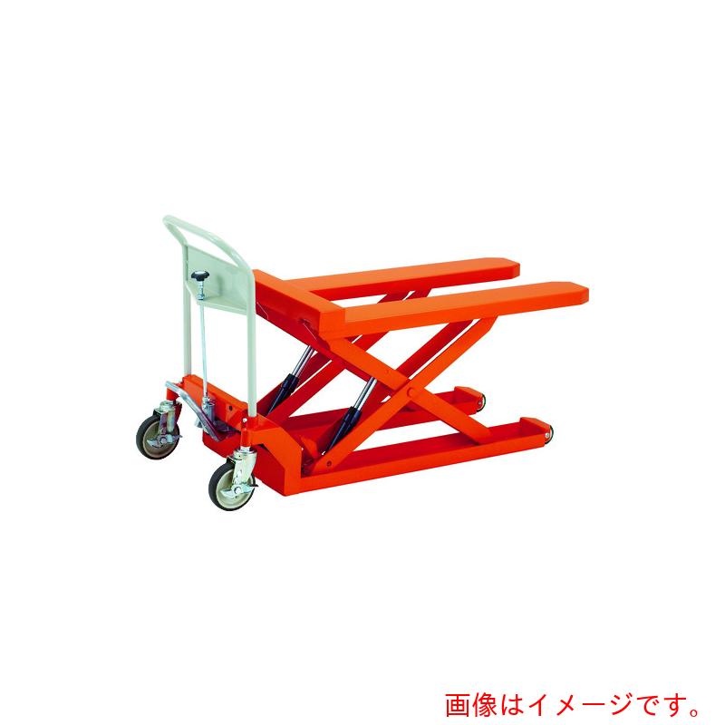 【別途送料あり】トラスコ中山(TRUSCO) TRUSCO ハンドリフター 低床フォークタイプ 1000kg 【品番:HLF-S1000-90LF】|住設プロ 店