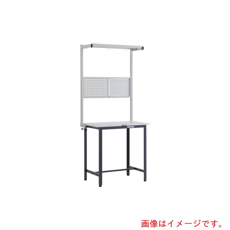 【別途送料あり】トラスコ中山（TRUSCO）　TRUSCO　軽荷重立作業台（３００ｋｇ）ＨＡＥ型　９００Ｘ７５０ＸＨ２１０８（全高）　ツールハンガーフルセット付　ダークグレー色　【品番：HRAE-0975THFS DG】