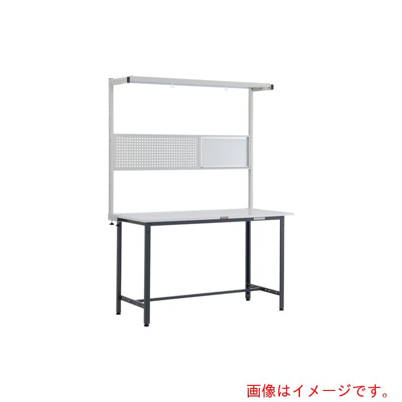 【別途送料あり】トラスコ中山(TRUSCO) TRUSCO 軽荷重立作業台(300kg)HAE型 1500X600XH2108(全高) ツールハンガーフルセット付 ダークグレー色 【品番:HRAE-1560THFS DG】|住設プロ 店