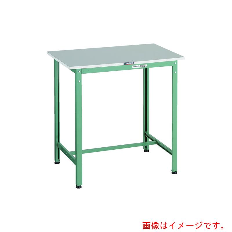 トラスコ中山（TRUSCO）　TRUSCO　軽荷重立作業台（３００ｋｇ）ＨＡＥ２型　ＲｏＨＳ２対応天板　９００Ｘ４５０ＸＨ９００　グリーン色　【品番：HRAE2-0945】