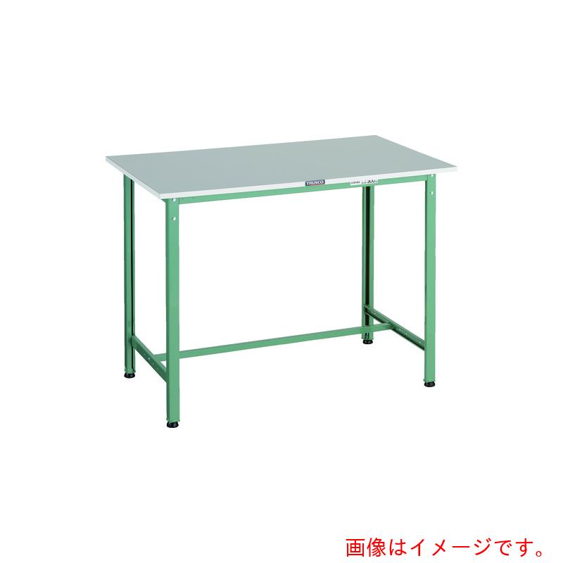 【別途貨物輸送あり】トラスコ中山（TRUSCO） TRUSCO 軽掛け目立御役目台（３００ｋｇ）ＨＡＥ２型 ＲｏＨＳ２対応天板 １２００Ｘ９００ＸＨ９００ 緑であること色 【品番：HRAE2-1209】