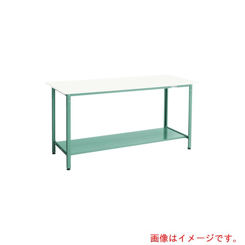 トラスコ中山（TRUSCO）　TRUSCO　軽荷重立作業台（３００ｋｇ）ＨＡＥ型　９００Ｘ６００ＸＨ９００　下棚２枚付　ホワイト色　【品番：HSAE-0960LT2 W】