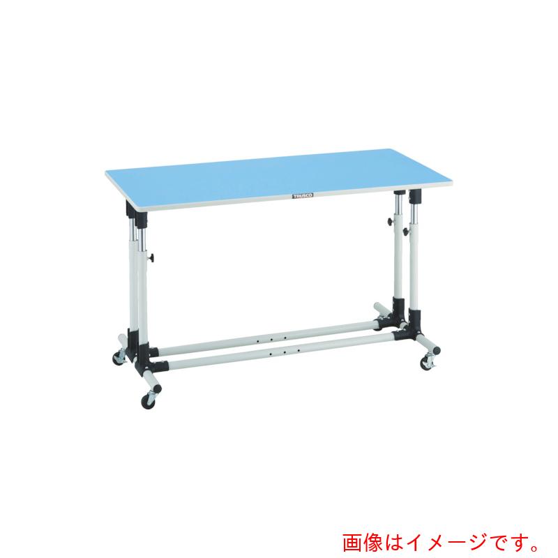 トラスコ中山（TRUSCO）　TRUSCO　ジャスト　７５０Ｘ６００ＸＨ７００&minus;９５０　車輪付　【品番：JMW-7560C】｜住設プロ　店