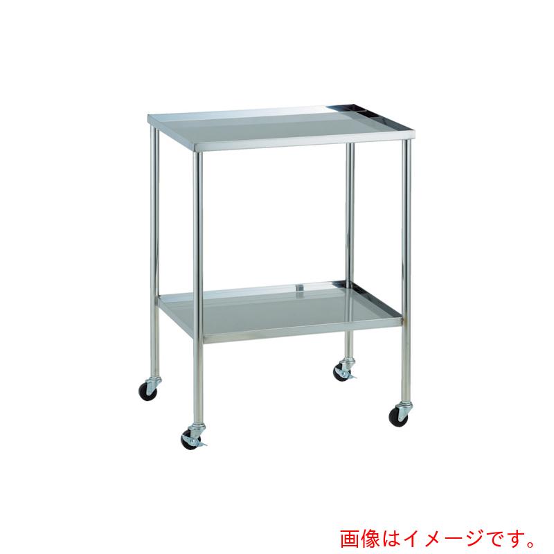トラスコ中山（TRUSCO） TRUSCO ステンレス鋼手押し車 抗菌ＳＵＳ手押し車 上下皿 ４５０Ｘ３００ 【品番：KSCW-2A】