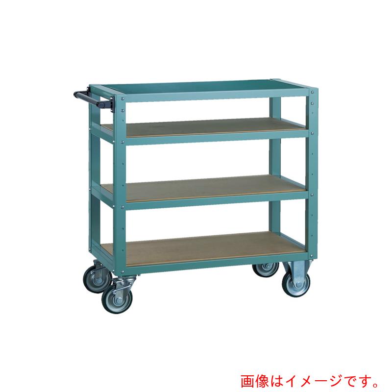 【別途貨物輸送あり】トラスコ中山（TRUSCO） TRUSCO 金型納める手押し車 効果のある４段 【品番：KSW-4】