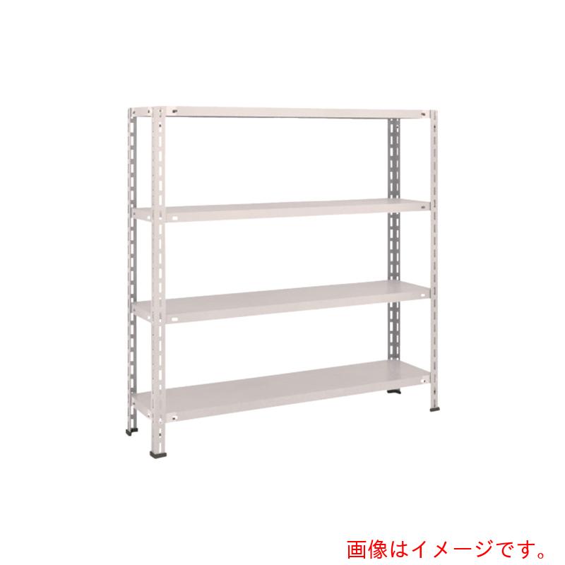 トラスコ中山（TRUSCO）　TRUSCO　スチールラック　軽量棚　中棚ボルトレス型１２００Ｘ３００Ｘ１２００　４段　ネオグレー　【品番：L44V-14】｜住設プロ　店