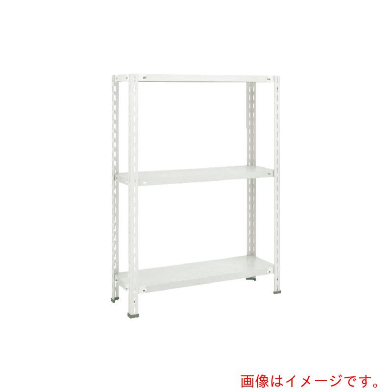【別途送料あり】トラスコ中山（TRUSCO）　TRUSCO　スチールラック　軽量棚　中棚ボルトレス型１８００Ｘ６００Ｘ１２００　３段　ネオグレー　【品番：L46W-13】