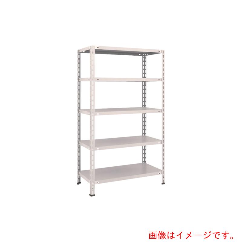 トラスコ中山（TRUSCO）　TRUSCO　スチールラック　軽量棚　中棚ボルトレス型　８７５Ｘ４５０Ｘ１５００　５段　ネオグレー　【品番：L53X-15】