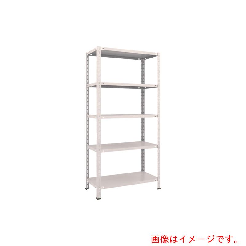 トラスコ中山（TRUSCO） TRUSCO スチール写真仕合わせ 軽さ棚 中棚雄捩子受け答え型 ８７５Ｘ４５０Ｘ１８００ ５段 ネオ薄墨色 【品番：L63X-15】