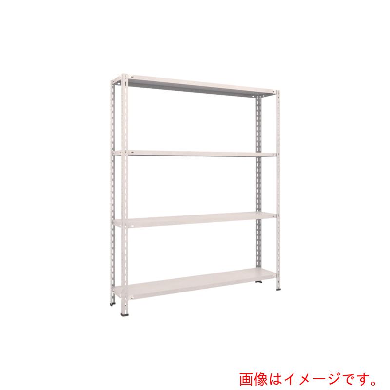 【別途送料あり】トラスコ中山（TRUSCO）　TRUSCO　スチールラック　軽量棚　中棚ボルトレス型１５００Ｘ３００Ｘ１８００　４段　ネオグレー　【品番：L65V-14】