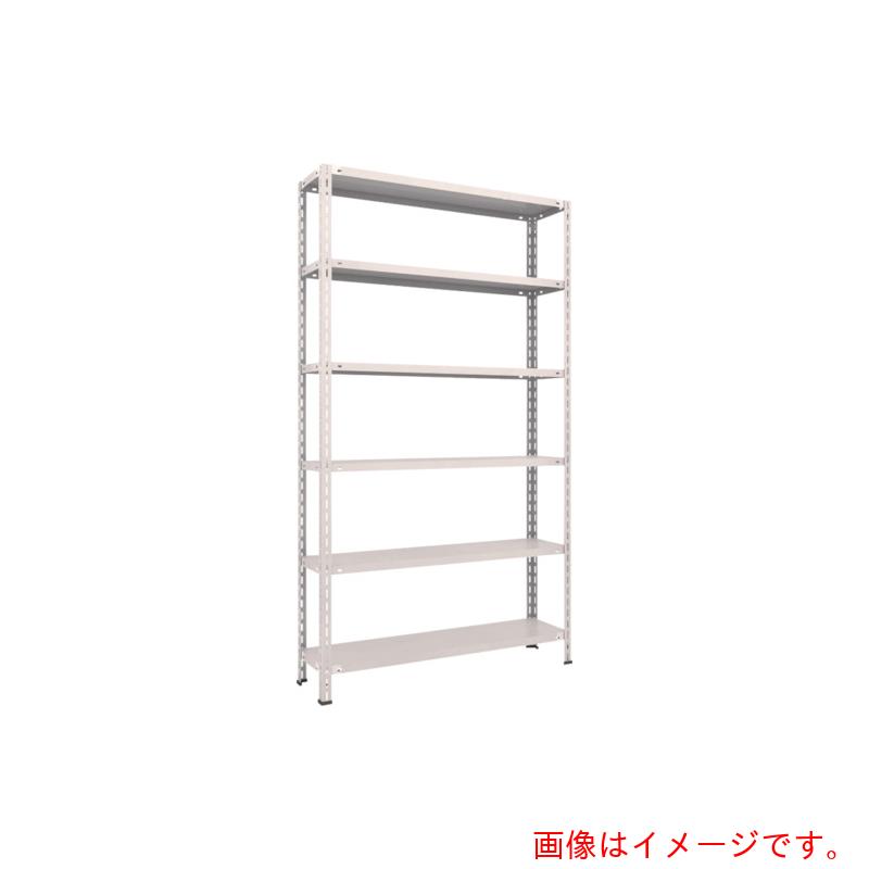 【別途送料あり】トラスコ中山（TRUSCO） TRUSCO スチールラック 軽量棚 中棚ボルトレス型１２００Ｘ３００Ｘ２１００ ６段 ネオグレー 【品番：L74V-16】