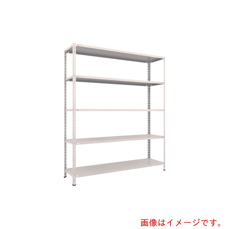 【別途送料あり】トラスコ中山（TRUSCO）　TRUSCO　スチールラック　軽量棚　中棚ボルトレス型１８００Ｘ４５０Ｘ２１００　５段　ネオグレー　【品番：L76X-15】｜住設プロ　店