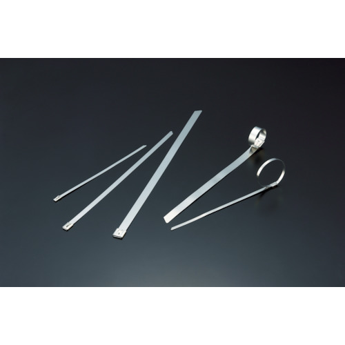 トラスコ中山（TRUSCO）　ステンレスケーブルタイ W7.9×266L （100本入）　【品番：BCT-266L】