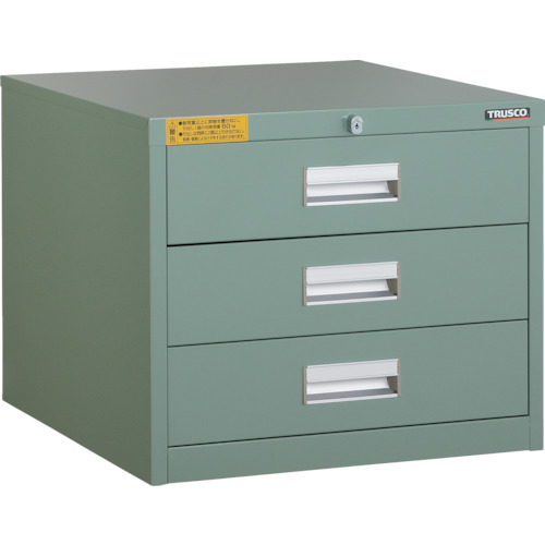 トラスコ中山（TRUSCO）　TRUSCO　ＬＶＥ型キャビネット　５００Ｘ５５０ＸＨ４２０　引出３段　【品番：LVE-426】